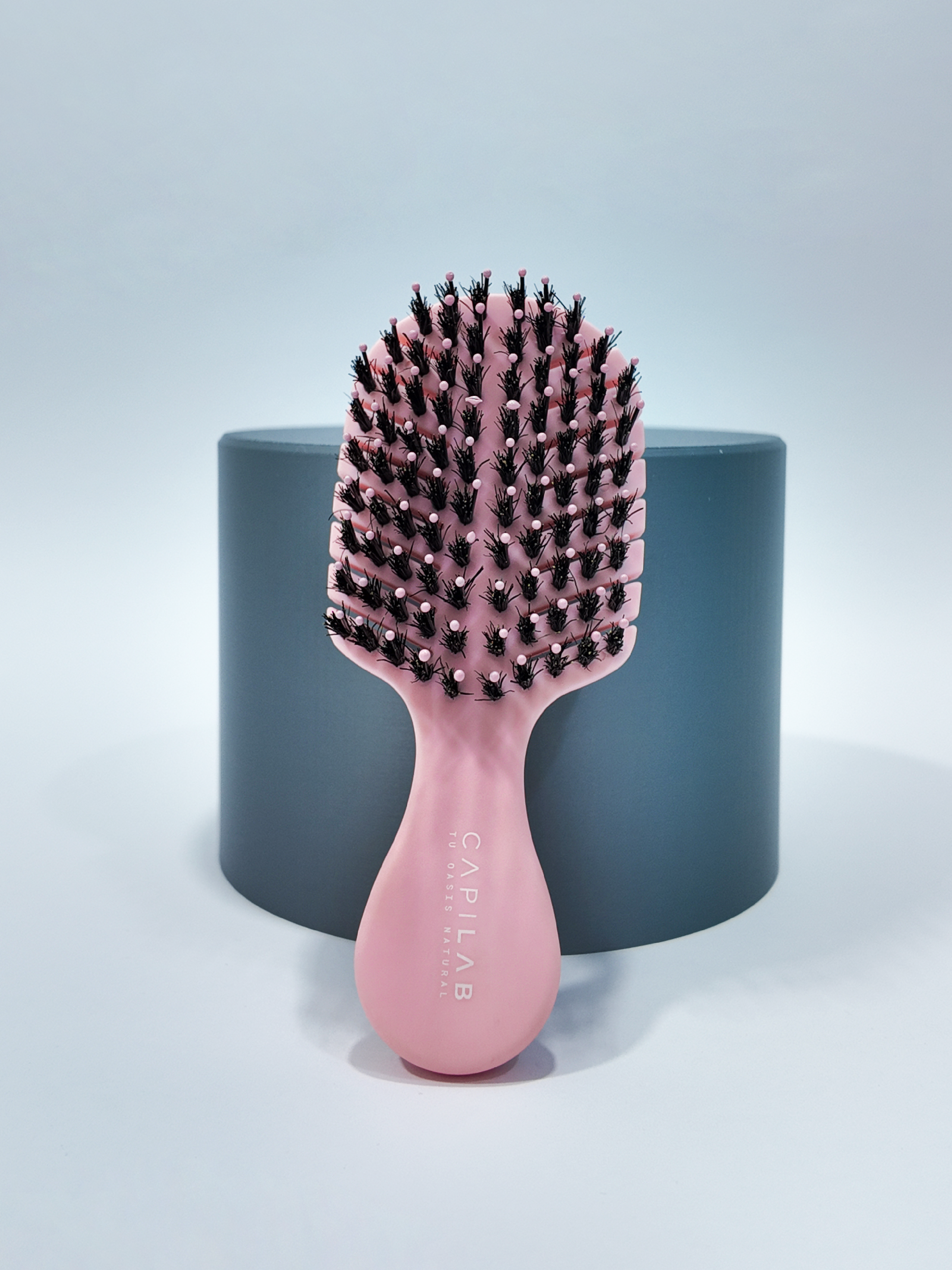 Cepillo Anti-Frizz Mini Rosado