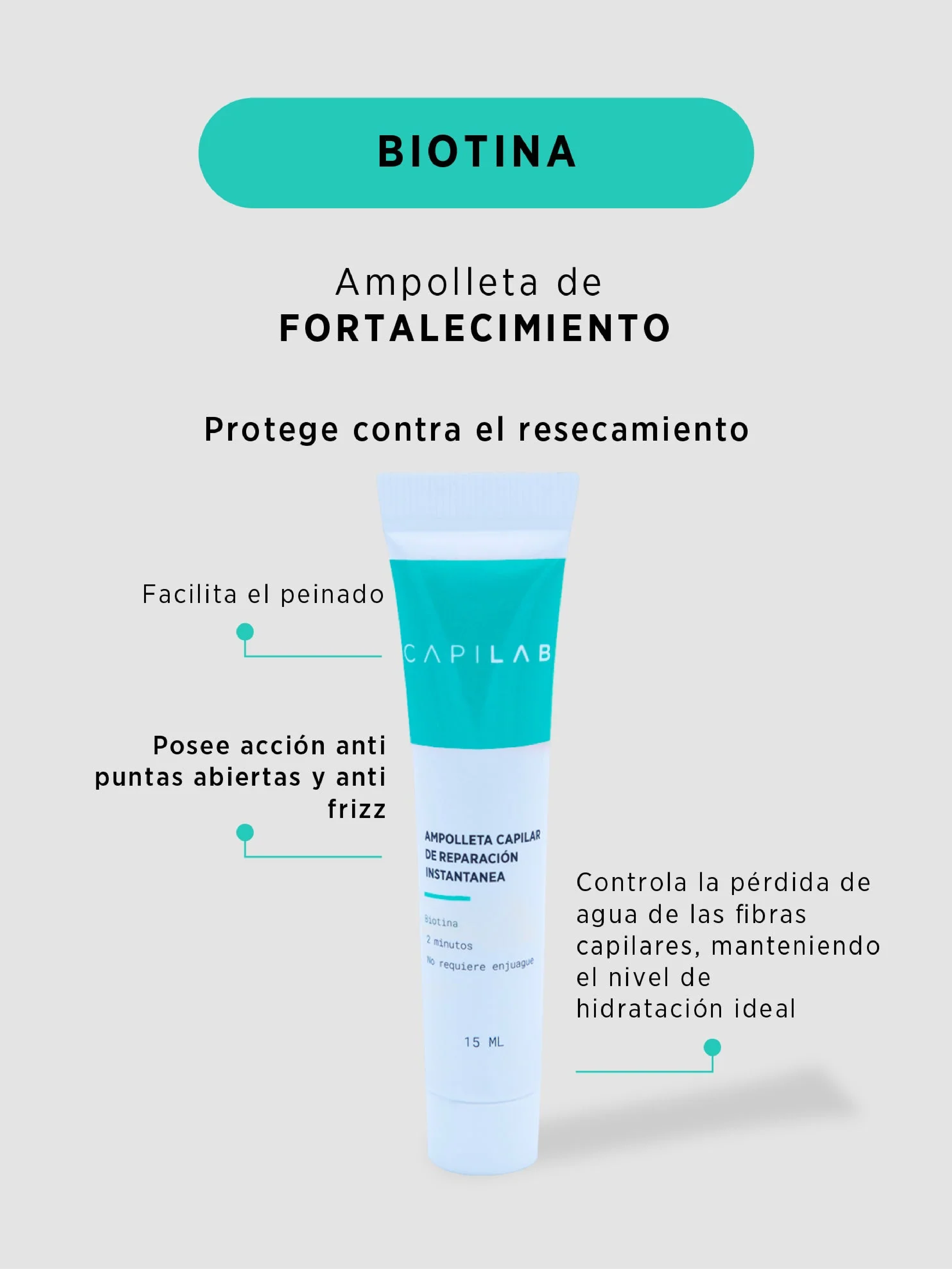 Ampolleta de Reparación Instantánea de Biotina