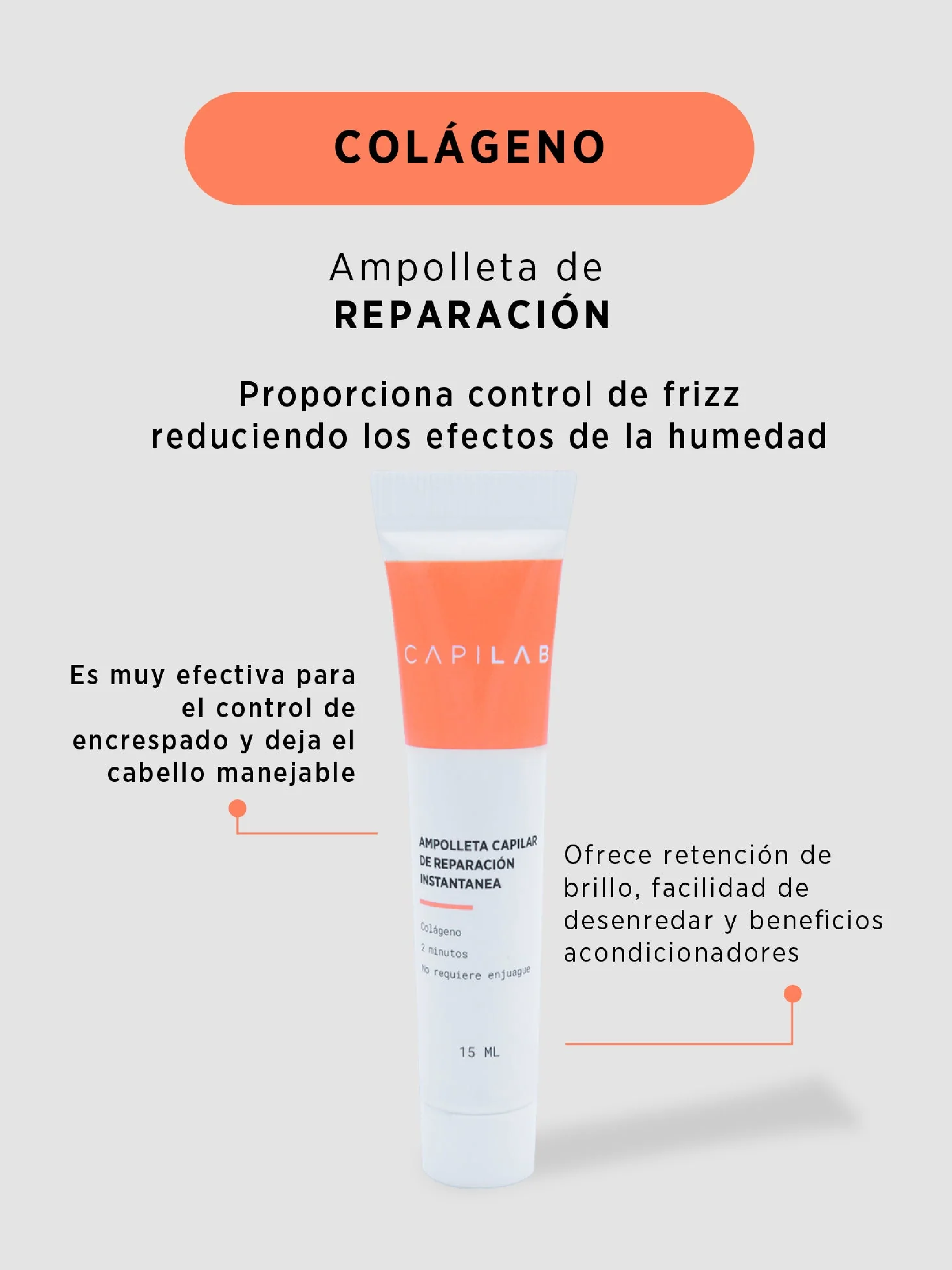 Ampolleta de Reparación Instantánea de Colágeno